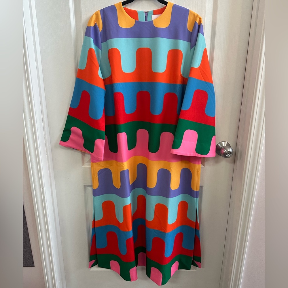 Tuckernuck X Atlantic-Pacific Colorful Geometric Pattern Dress